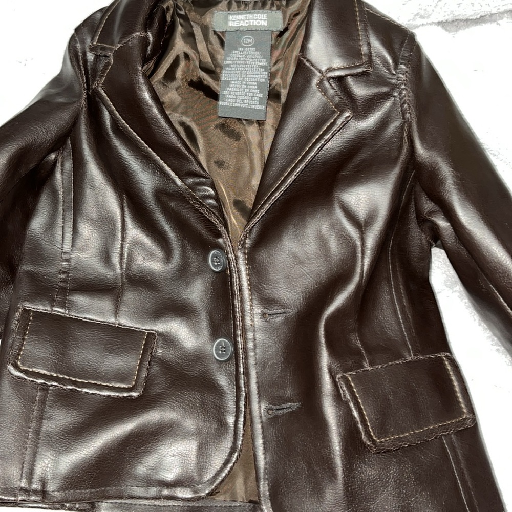 Kenneth Cole REACTION 12 month RN 46795 brown jacket baby shell exterior